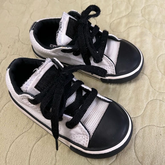 Converse Other - Toddler black and white Converse. Size 6